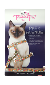 Cat Harness & Lead - Spotted