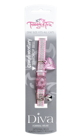 Cat Collar - Diva with Teardrop Bell