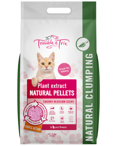 Cherry Blossom Tofu Cat Litter