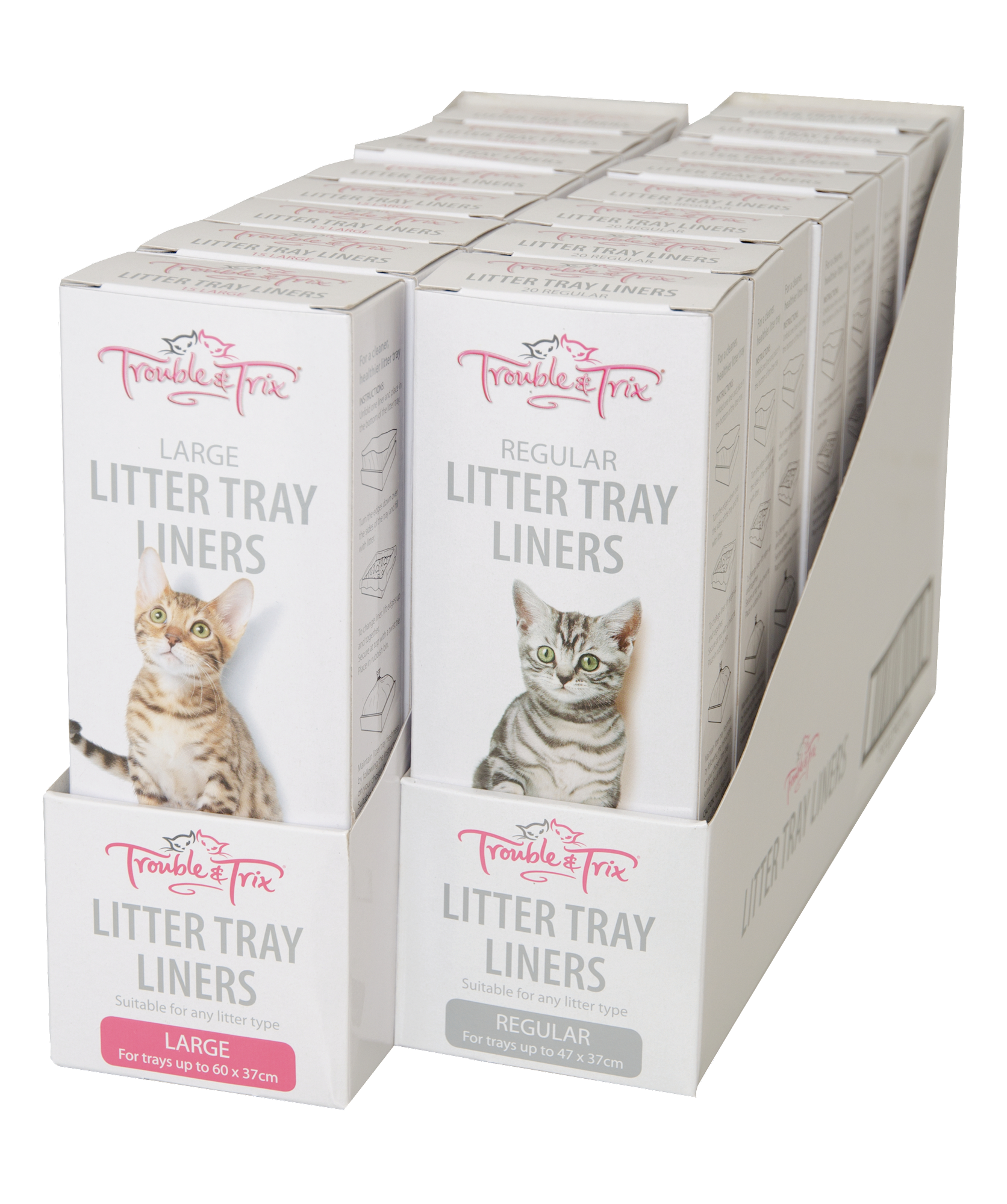 trouble and trix clumping litter baking soda