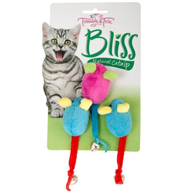 Bliss Mice Bell Cat Toy - 3 Pack