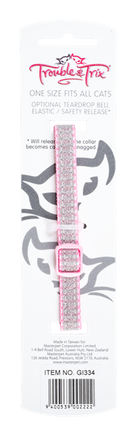 Cat Collar - Diva with Heart Shape Bell